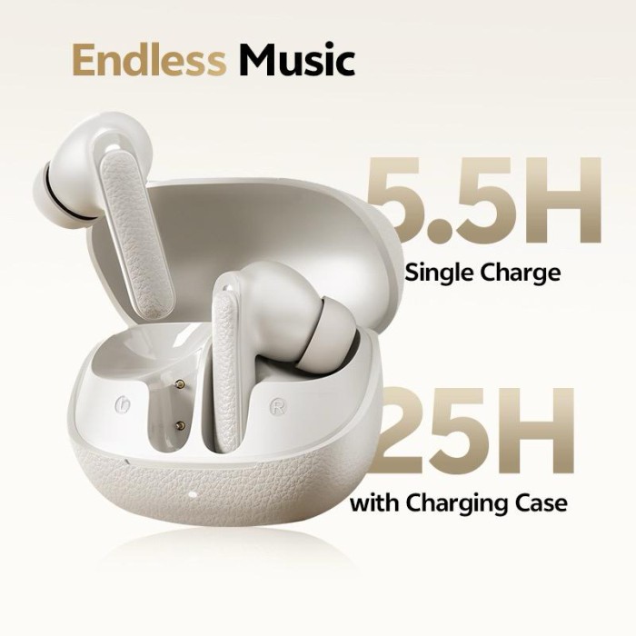 QCY Buds ANC HT15 45dB Adaptive ANC Wireless Earbuds